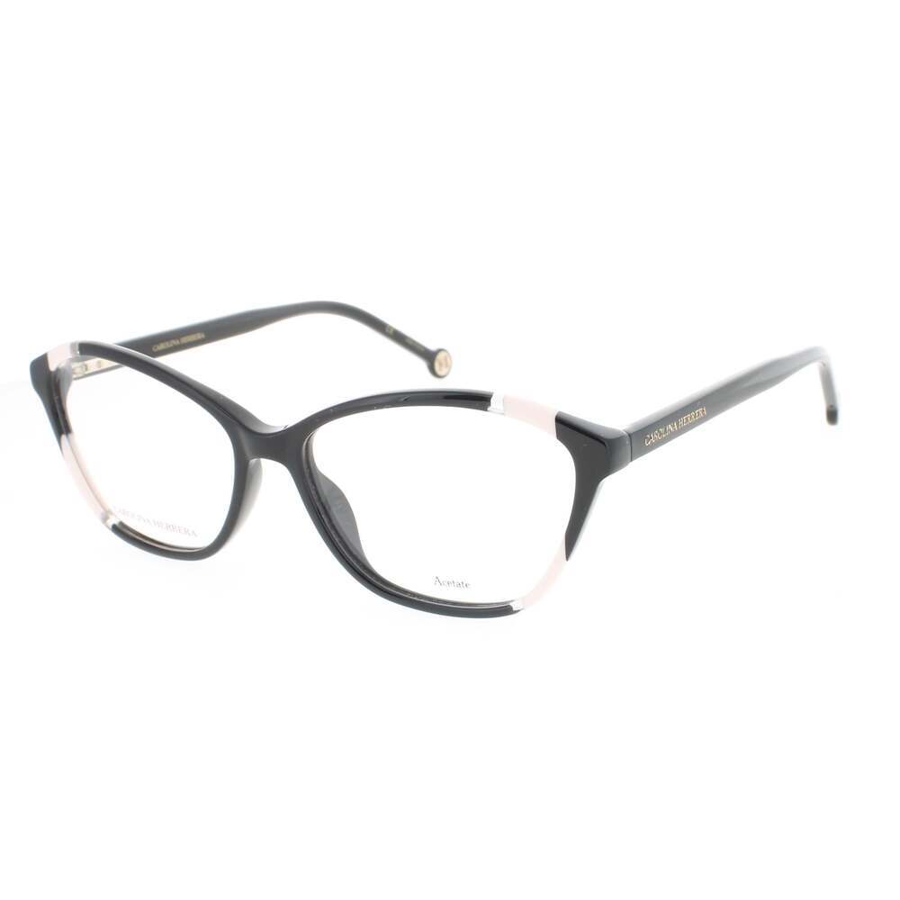 NWT Carolina Herrera HER-0122-0KDX-55 Black Nude 55mm Eyeglasses